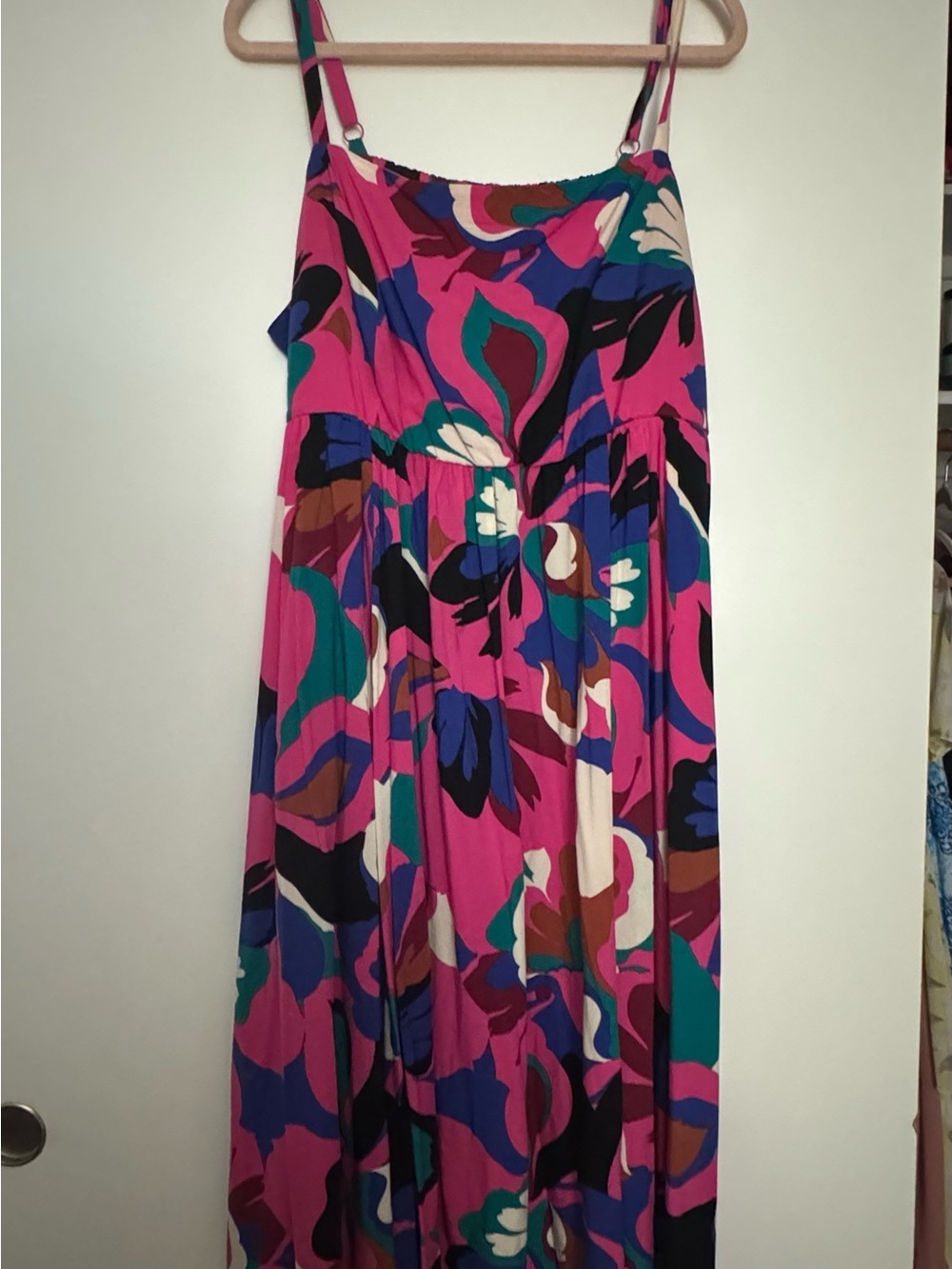 torrid Pink Multi Floral Midi Dress